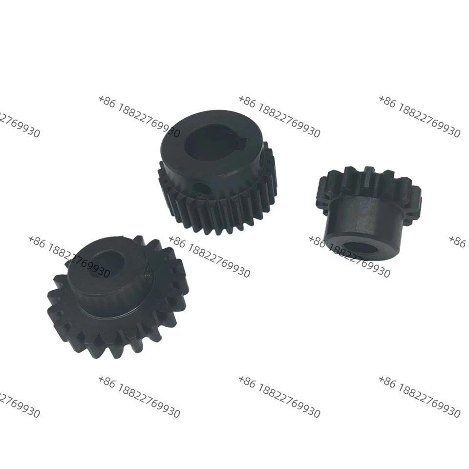 Black Oxidized Steel M2 Spur Gear