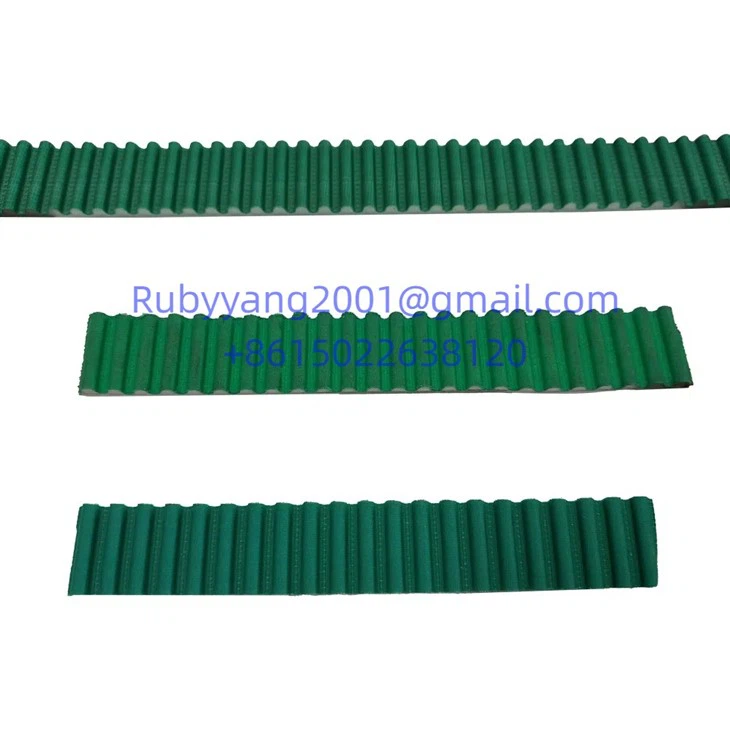 Green PU Transmission Belts ARC T Type Timing Pulley Belt