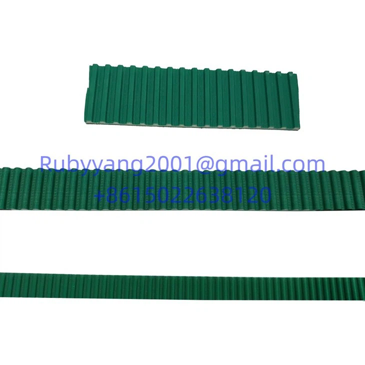 PU Synchronous Pulley Belt With Green Cloth Industrial Timing Belt